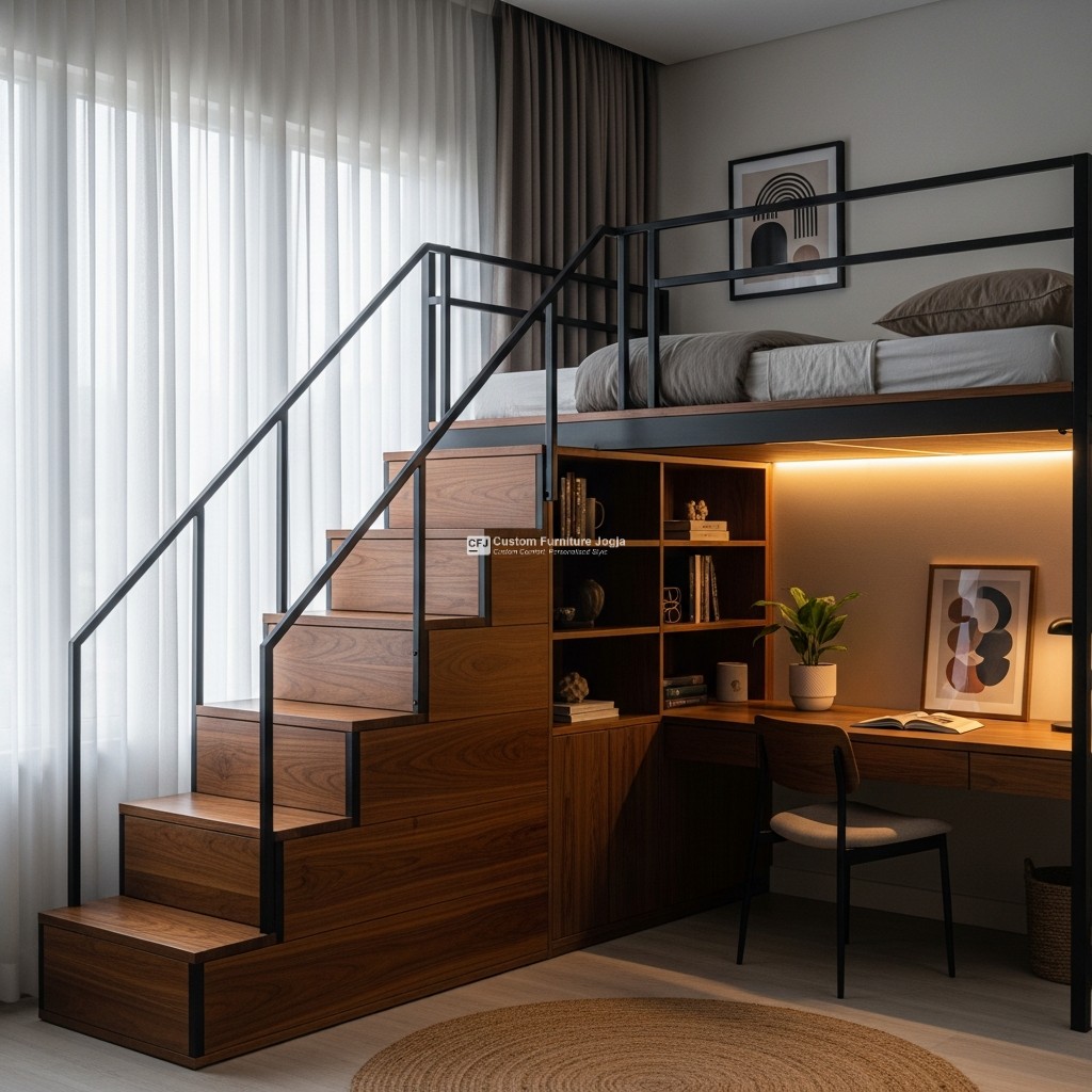 Kamar kost Mezzanine Hemat Ruang
